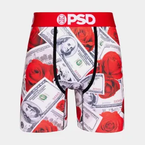 100 Roses Mens Boxers (Red/Grey) Free Shipping