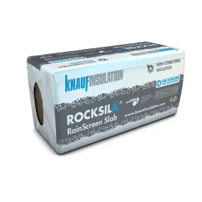 140mm Knauf Rocksilk RainScreen Slab (1200mm x 600mm)