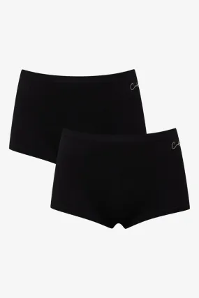 2 Pack Seam-Free Panties Black