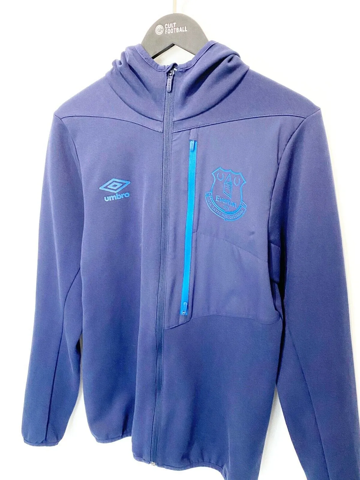 2017/18 EVERTON Track Top Hoodie Jacket (S) Wayne Rooney Era