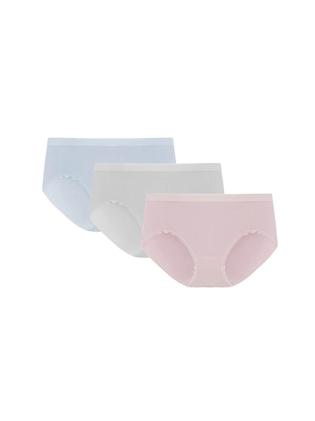 3pcs Modal Antibacterial Mid-Rise Briefs