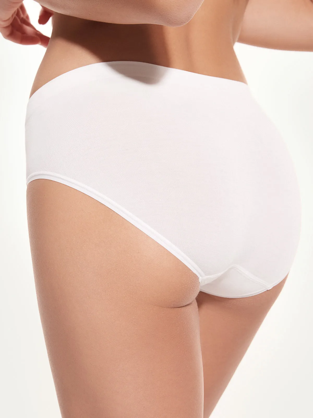 3pcs Modal Antibacterial Mid-Rise Briefs