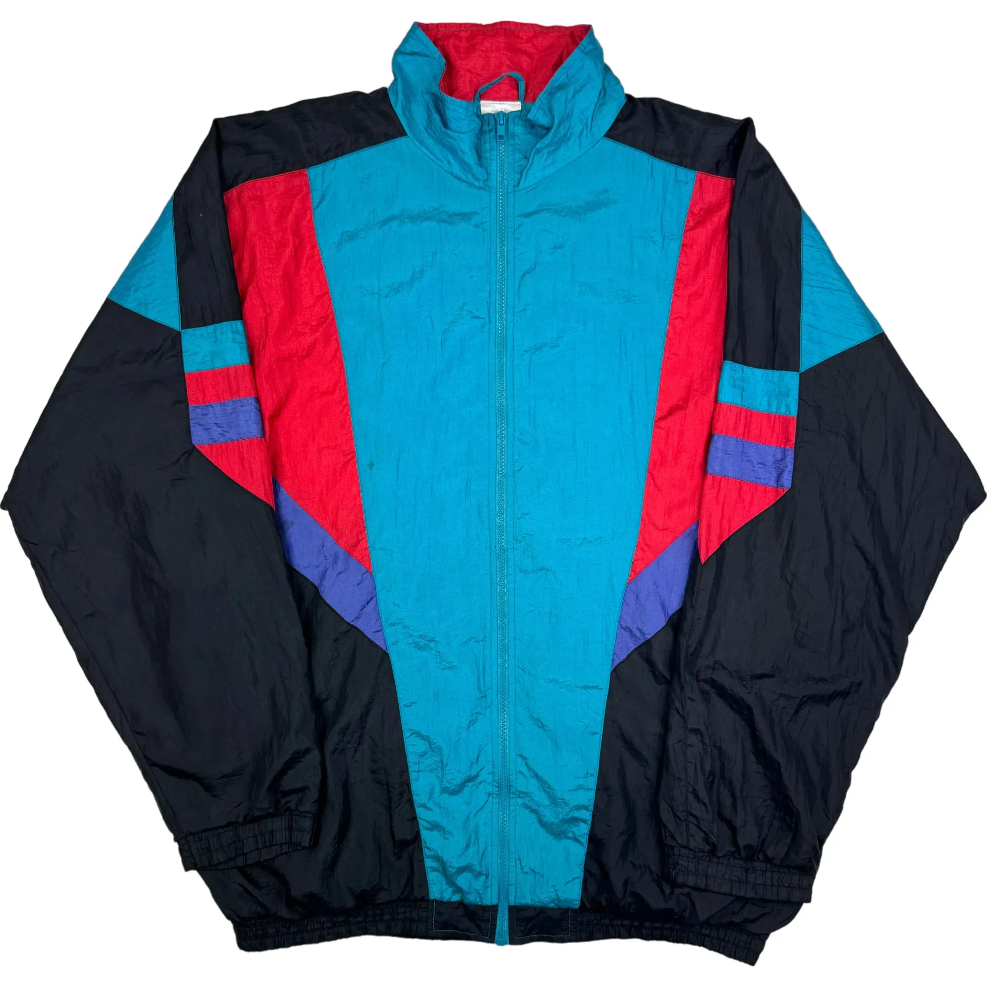 90's Colourblock Track Jacket Multicoloured