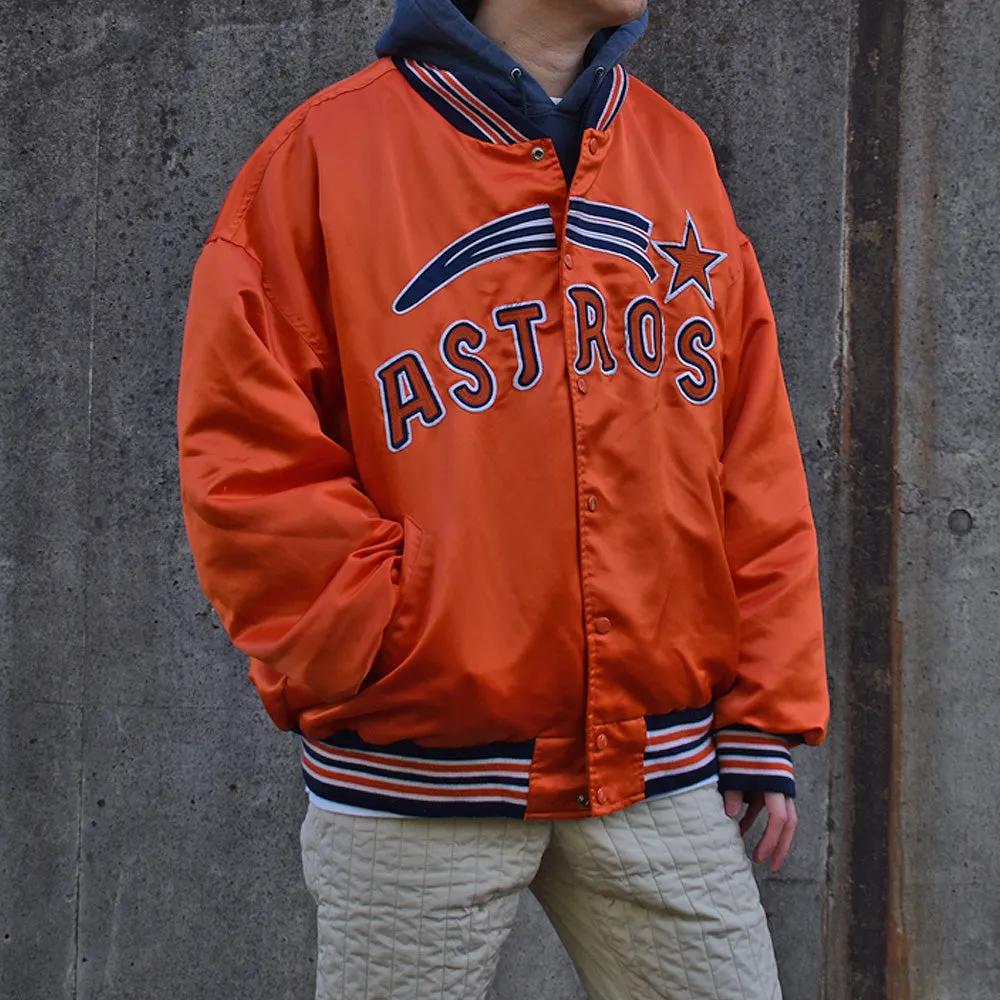 90’s Mitchell & Ness “MLB Houston Astros” スタジャン アワードジャケット 230118