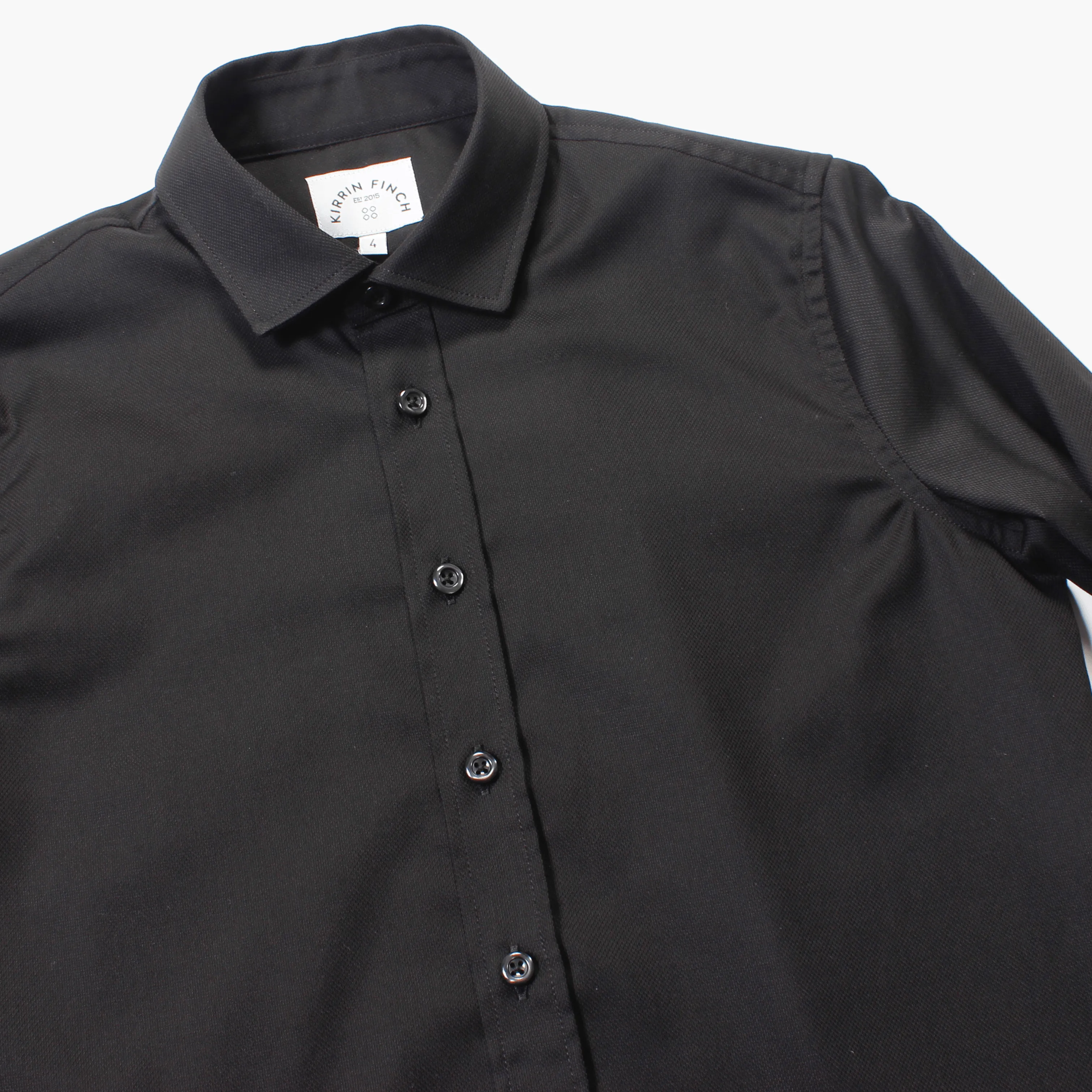 Addams Black Easy-Care Dress Shirt