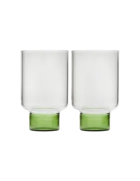 Aita Green Base Tall Glasses