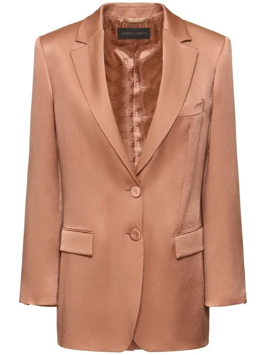 Alberta Ferretti   Satin jacket 