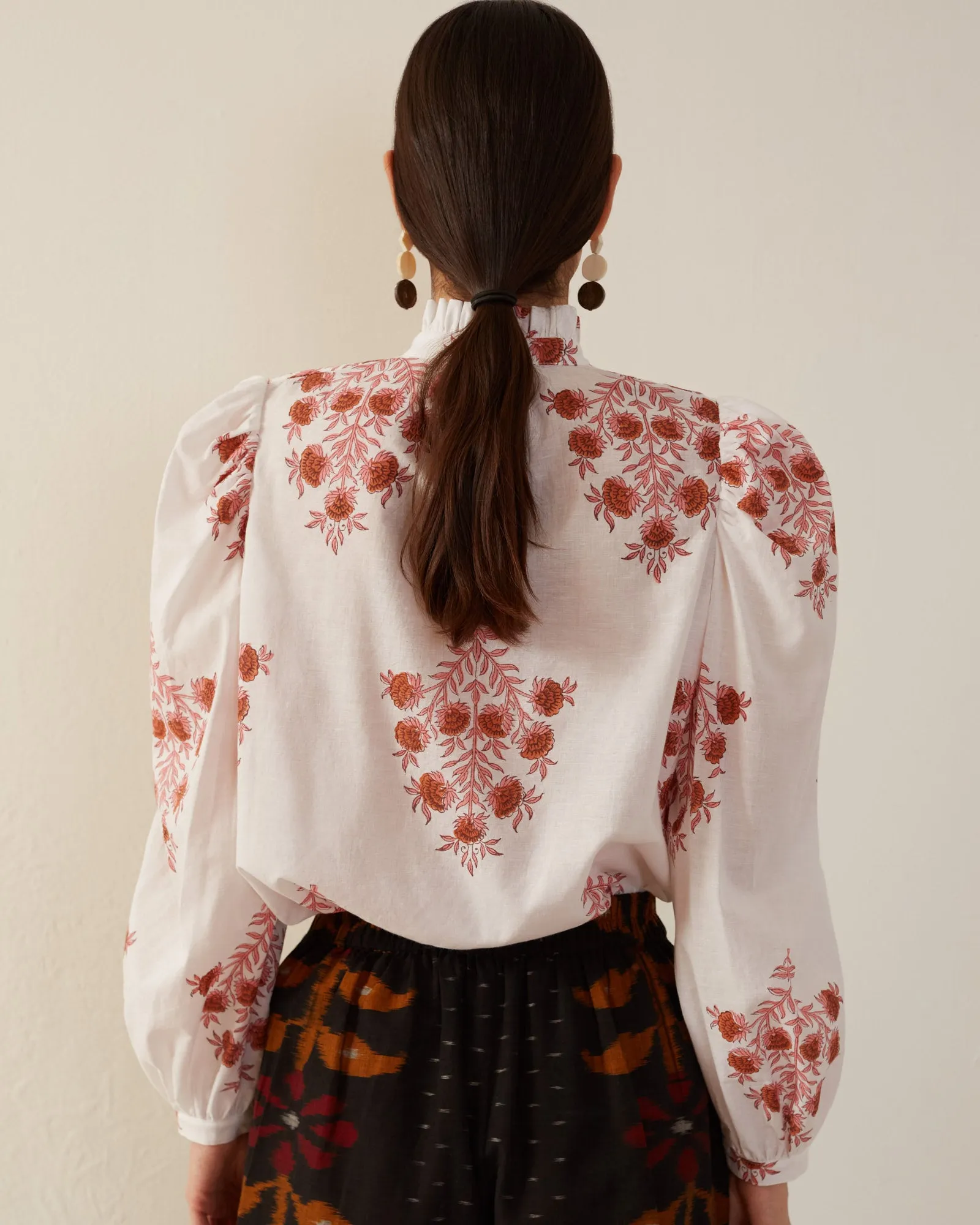 Annabel Pink Dahlia Blouse