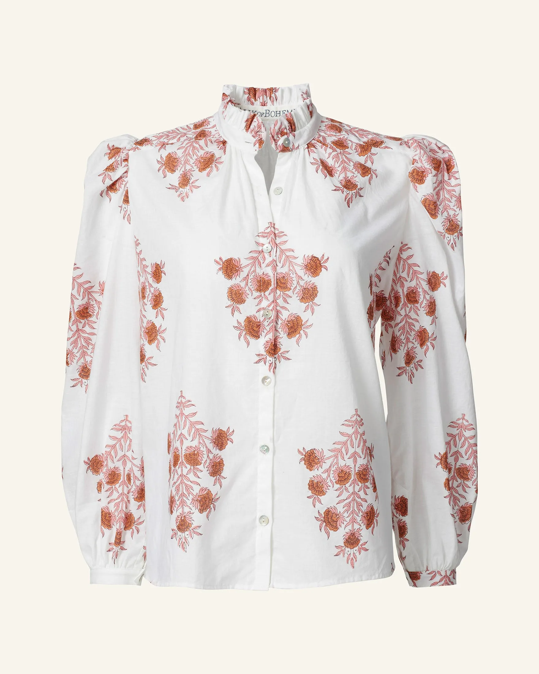 Annabel Pink Dahlia Blouse