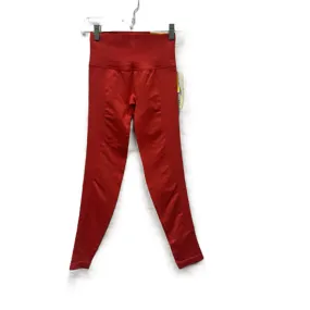 Athletic Leggings By All In Motion In Red, Size: 1x