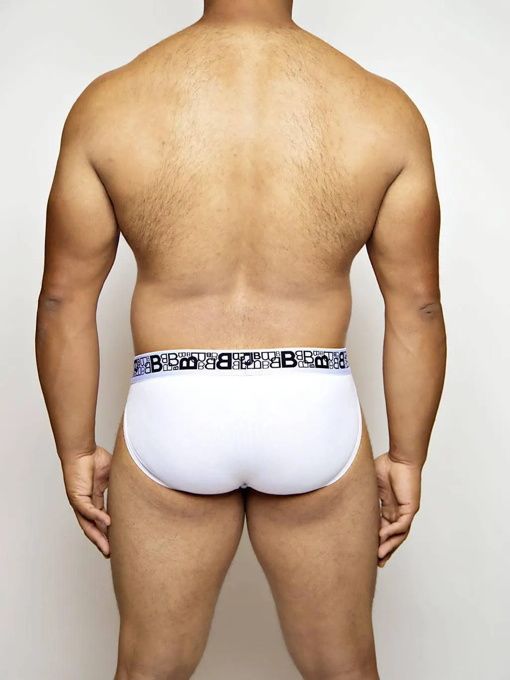 Beauboy Logo Jock Brief - White