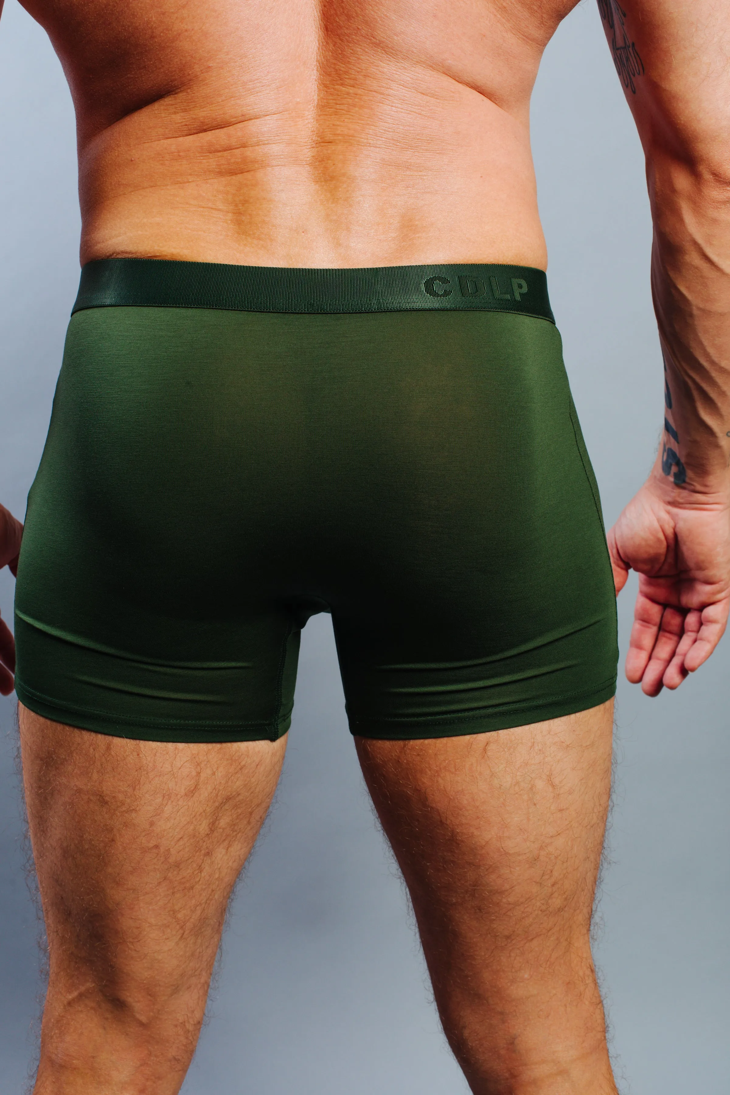 Boxer Brief in Army Green by CDLP