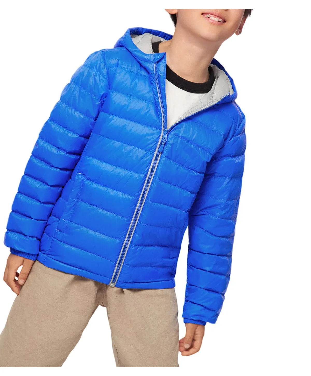 Boys' New Ultra Light Packable Down Puffer Jacket