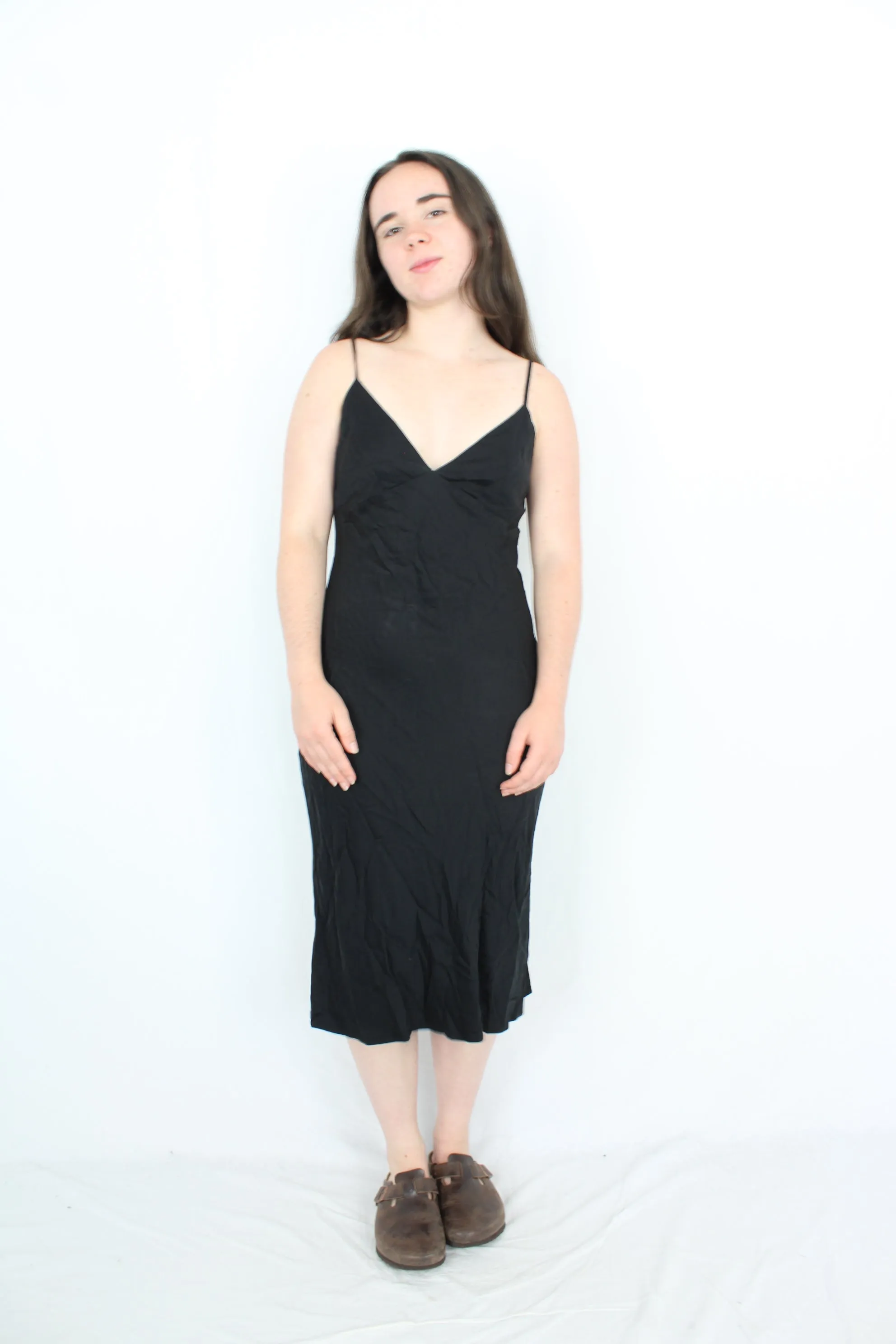 By Natalie - Black Slip Dress