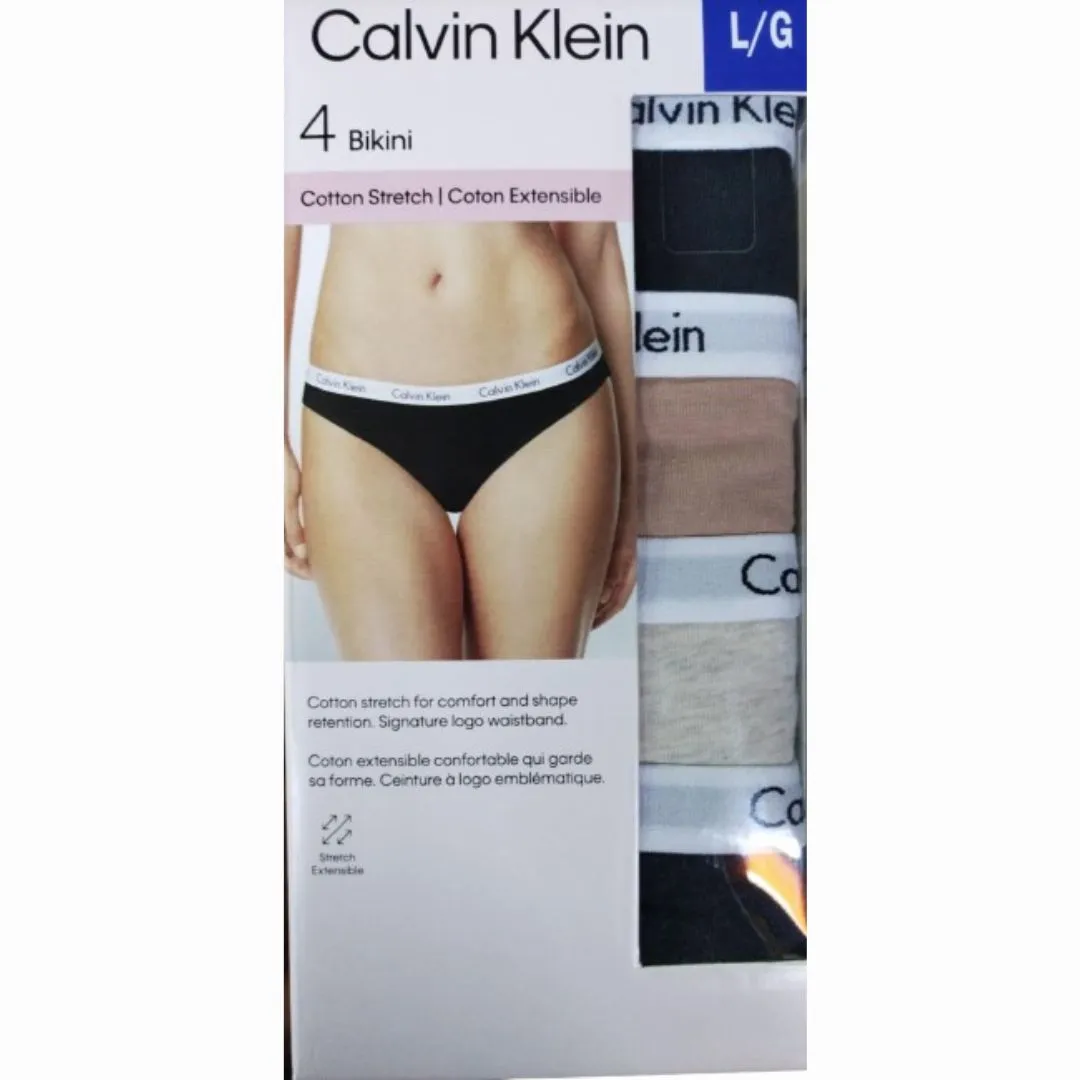 Calvin Klein Women's Cotton Stretch Bikini Style Underwear