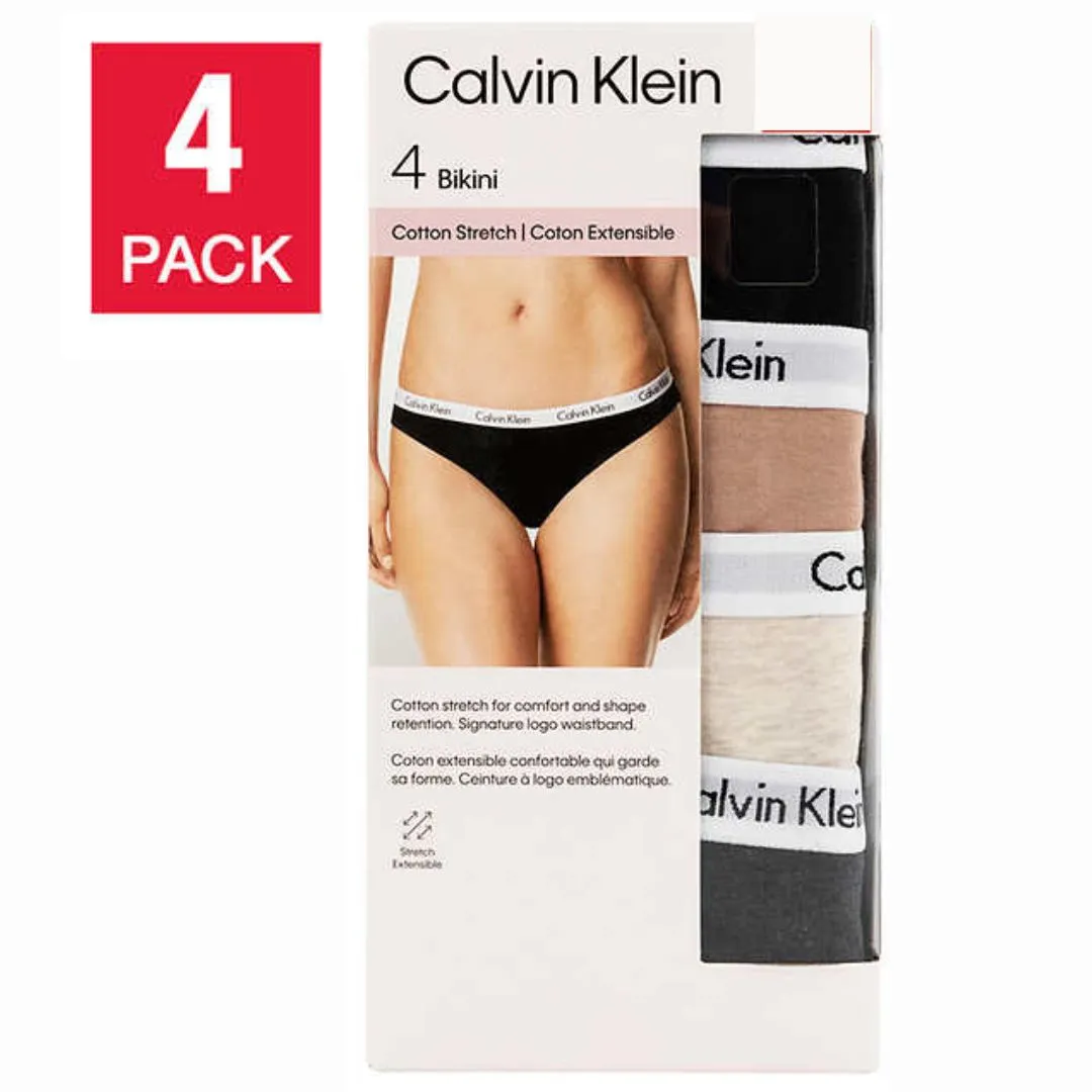 Calvin Klein Women's Cotton Stretch Bikini Style Underwear