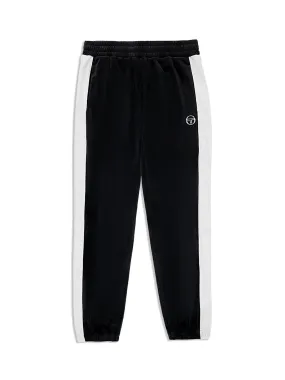 Cielo Velour Track Pant- Black Beauty