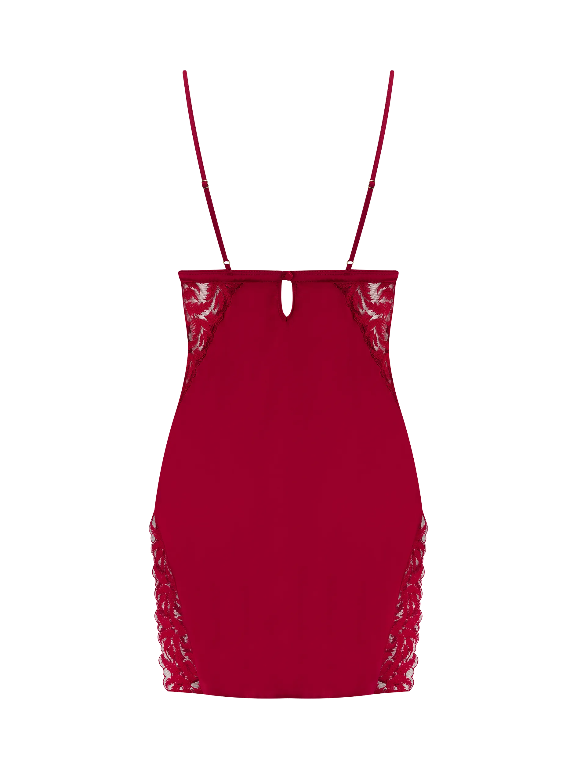 Coco de Mer Ravenna Slip in Ruby