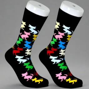 Colourful Cat Socks