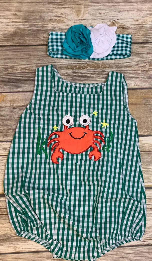 Crab and Anchor Rompers