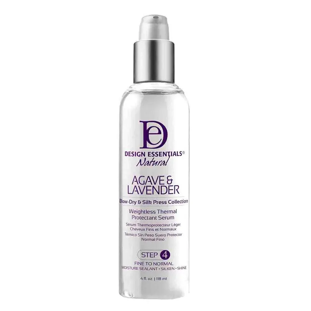 Design Essentials Agave & Lavender Weightless Thermal Protectant Serum 4 oz