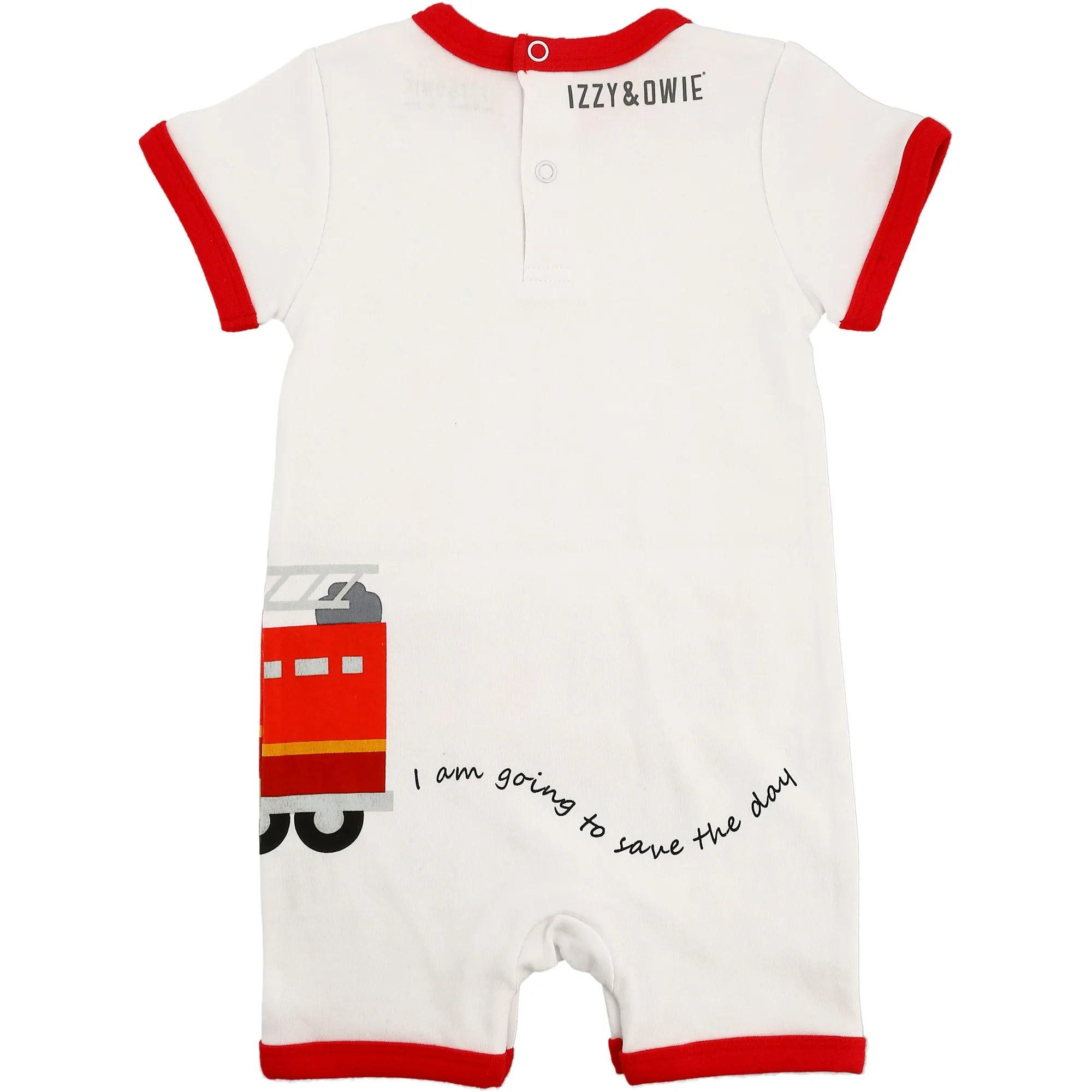 Dino Firefighter Romper