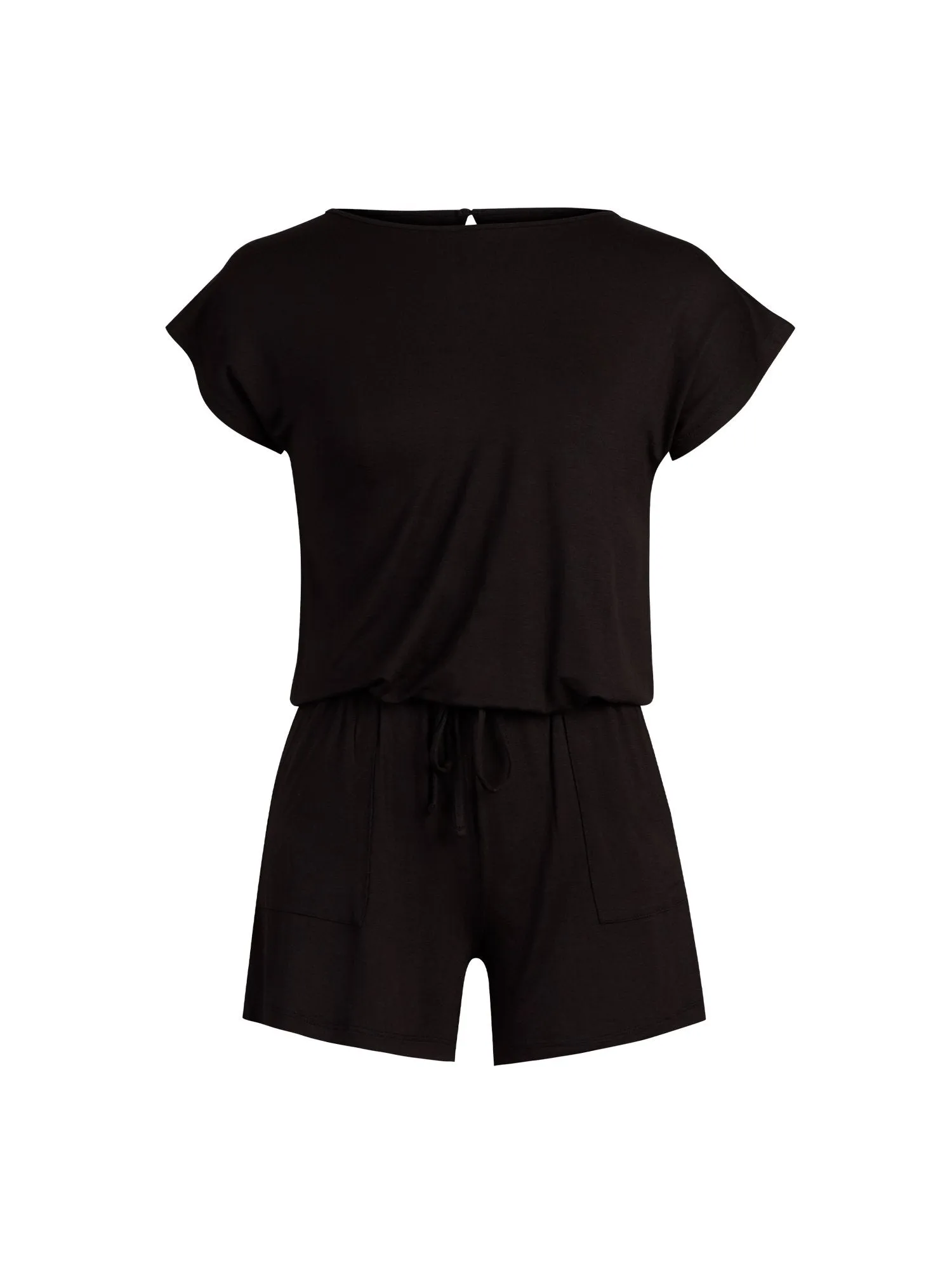 Drawstring-Waist Romper