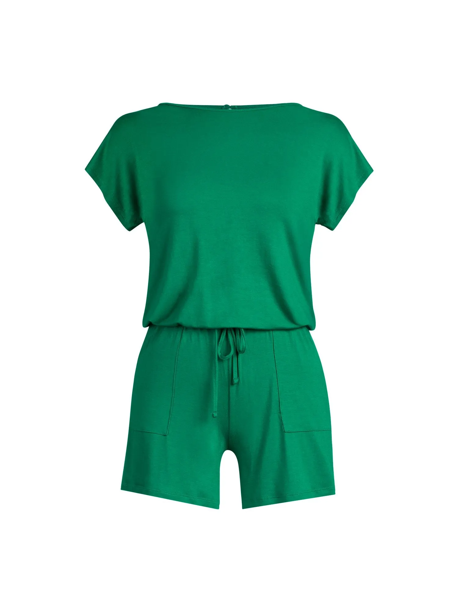 Drawstring-Waist Romper