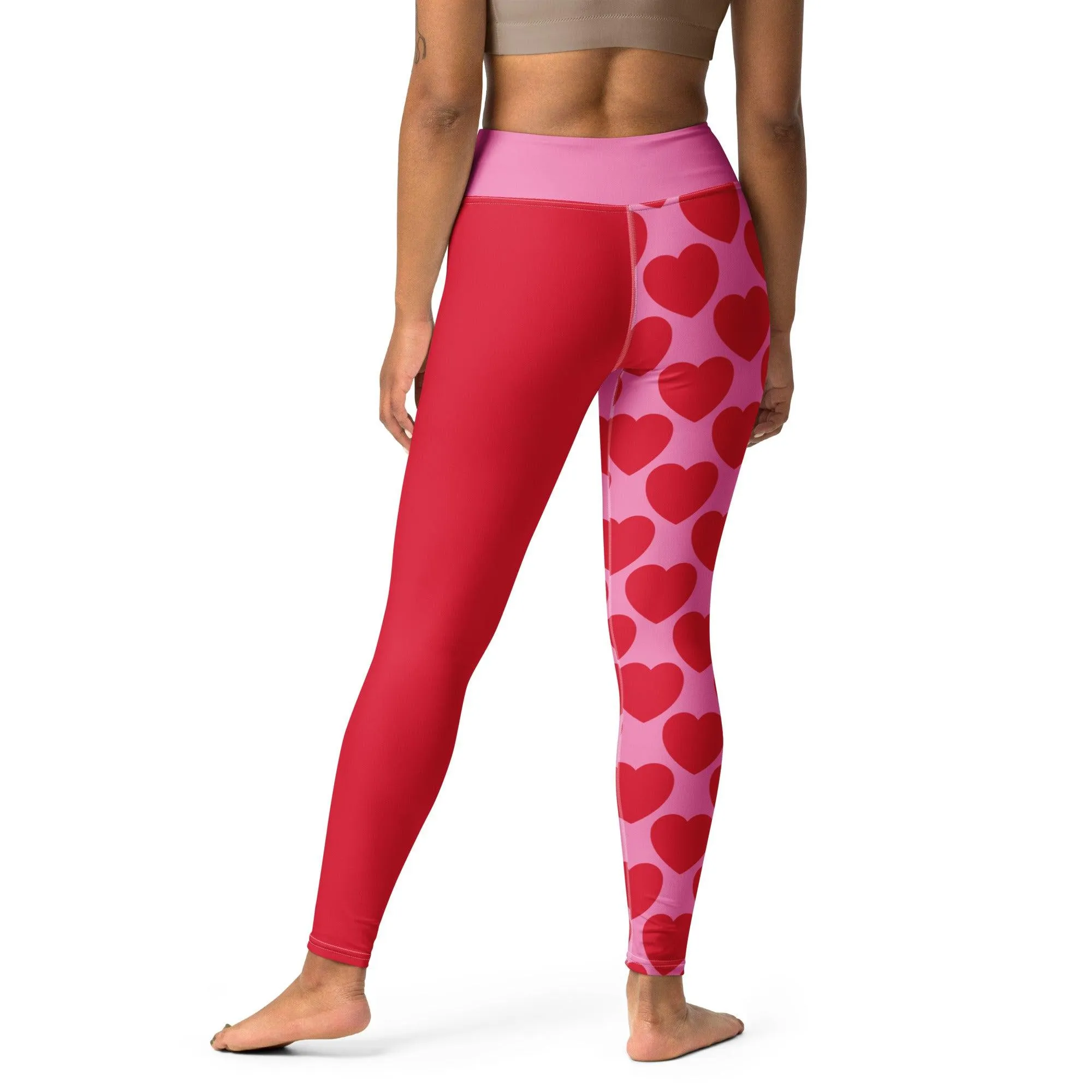 ELLIE LOVE red - Yoga Leggings