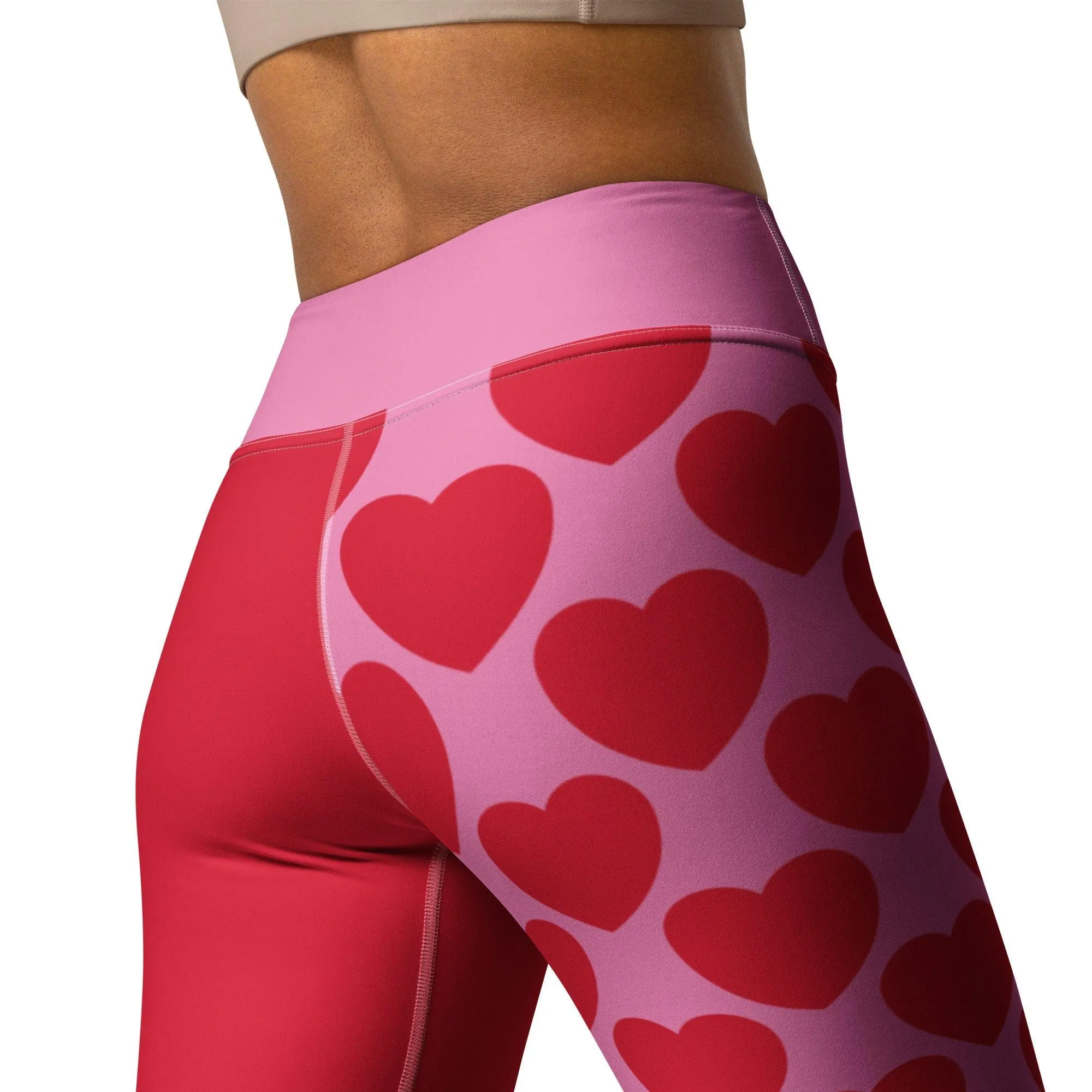 ELLIE LOVE red - Yoga Leggings