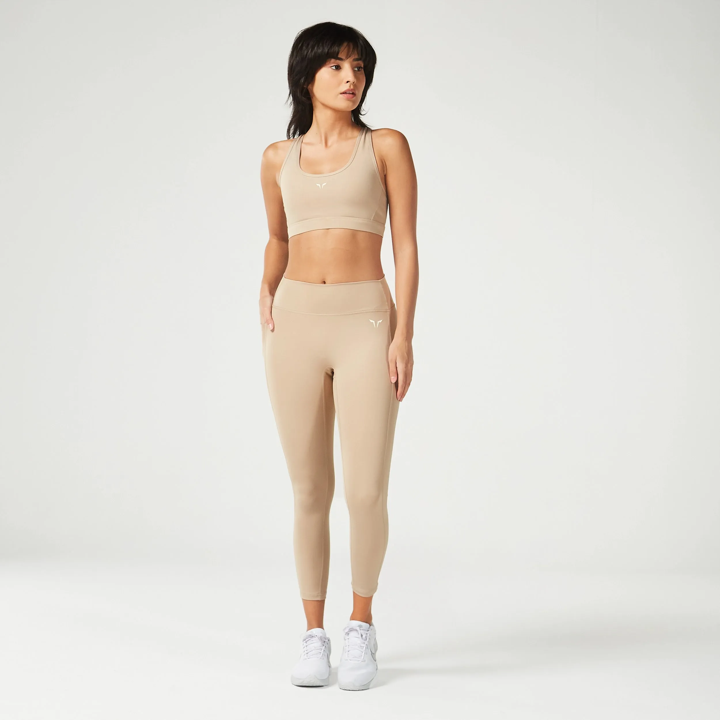 Essential Mid-Rise Leggings 24" - Cobblestone