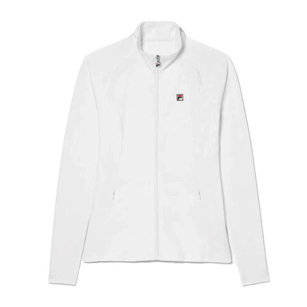 Fila Whiteline Track Jacket Wimbledon (Ladies) - White