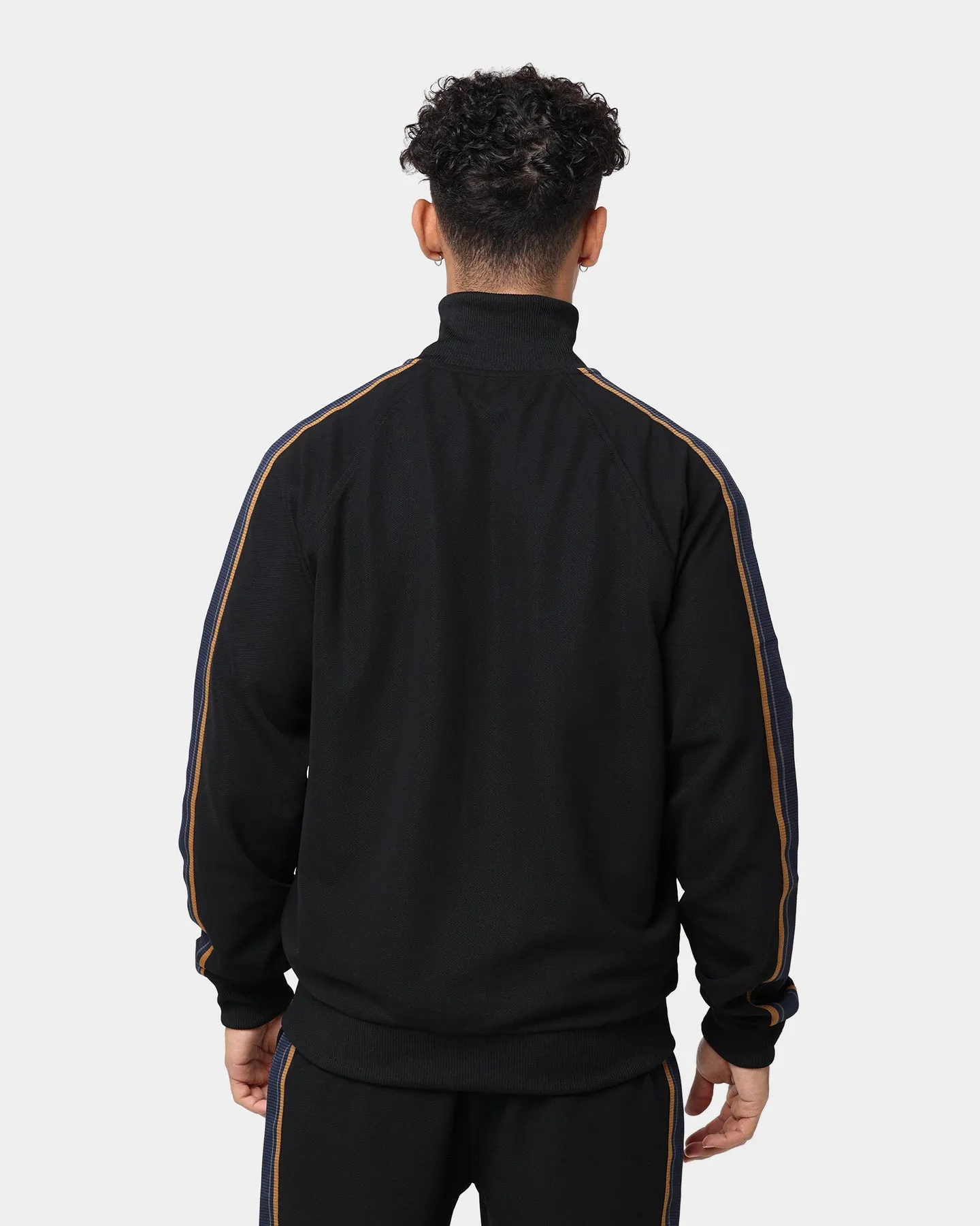 Fred Perry Medal Tape Track Jacket Black