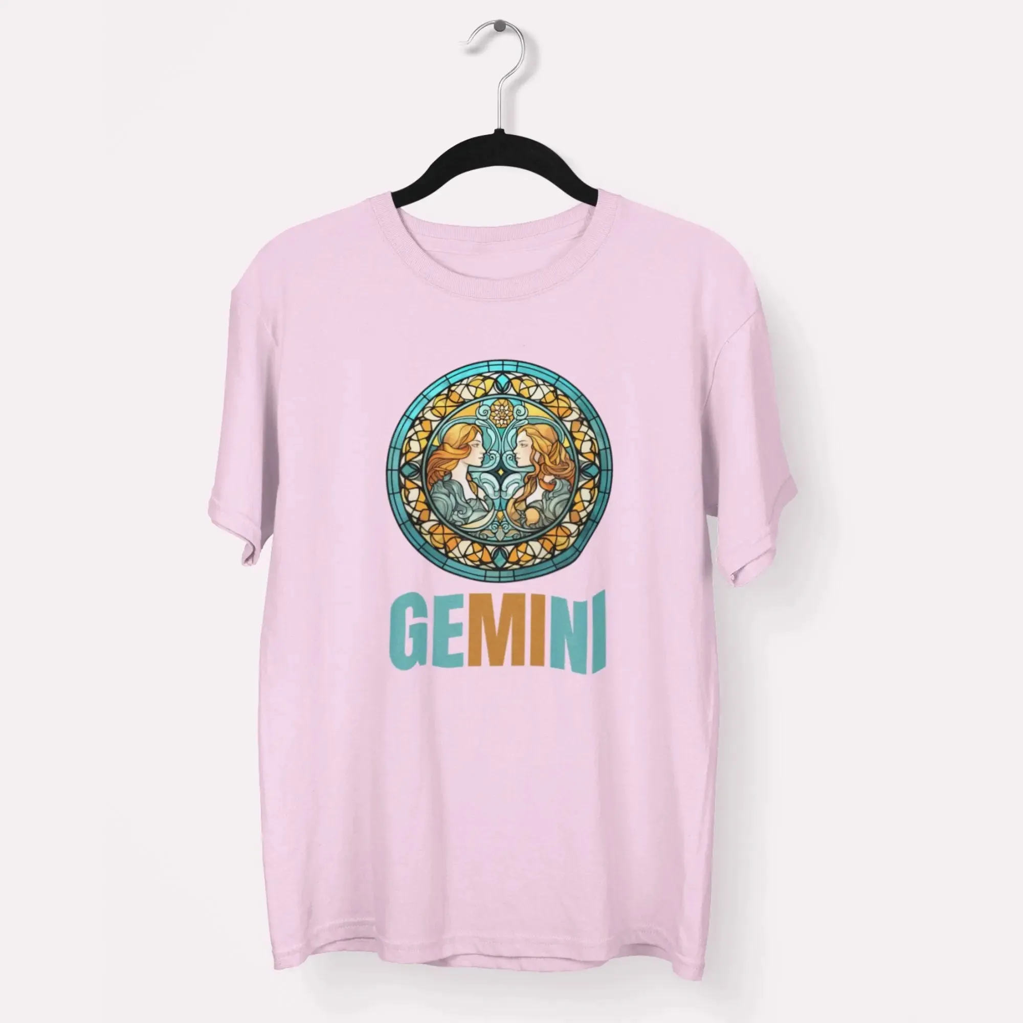 Gemini Round Neck Half Sleeve Classic T-Shirt