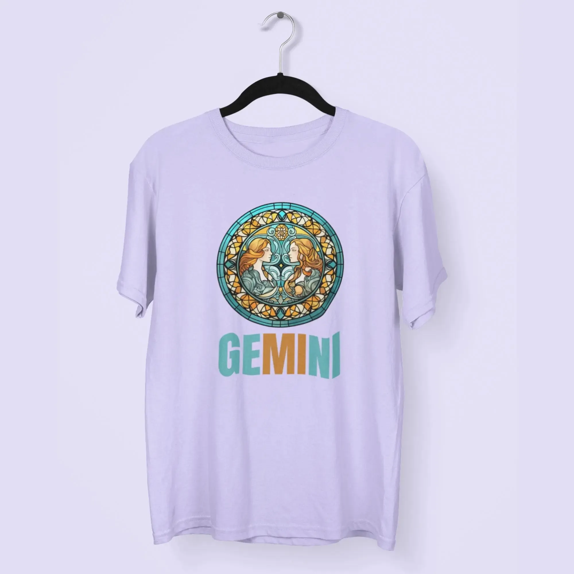 Gemini Round Neck Half Sleeve Classic T-Shirt