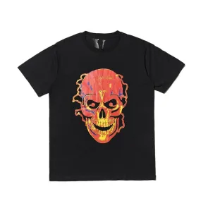 Giftngon - Vlone Style Shocker Skull T-Shirt