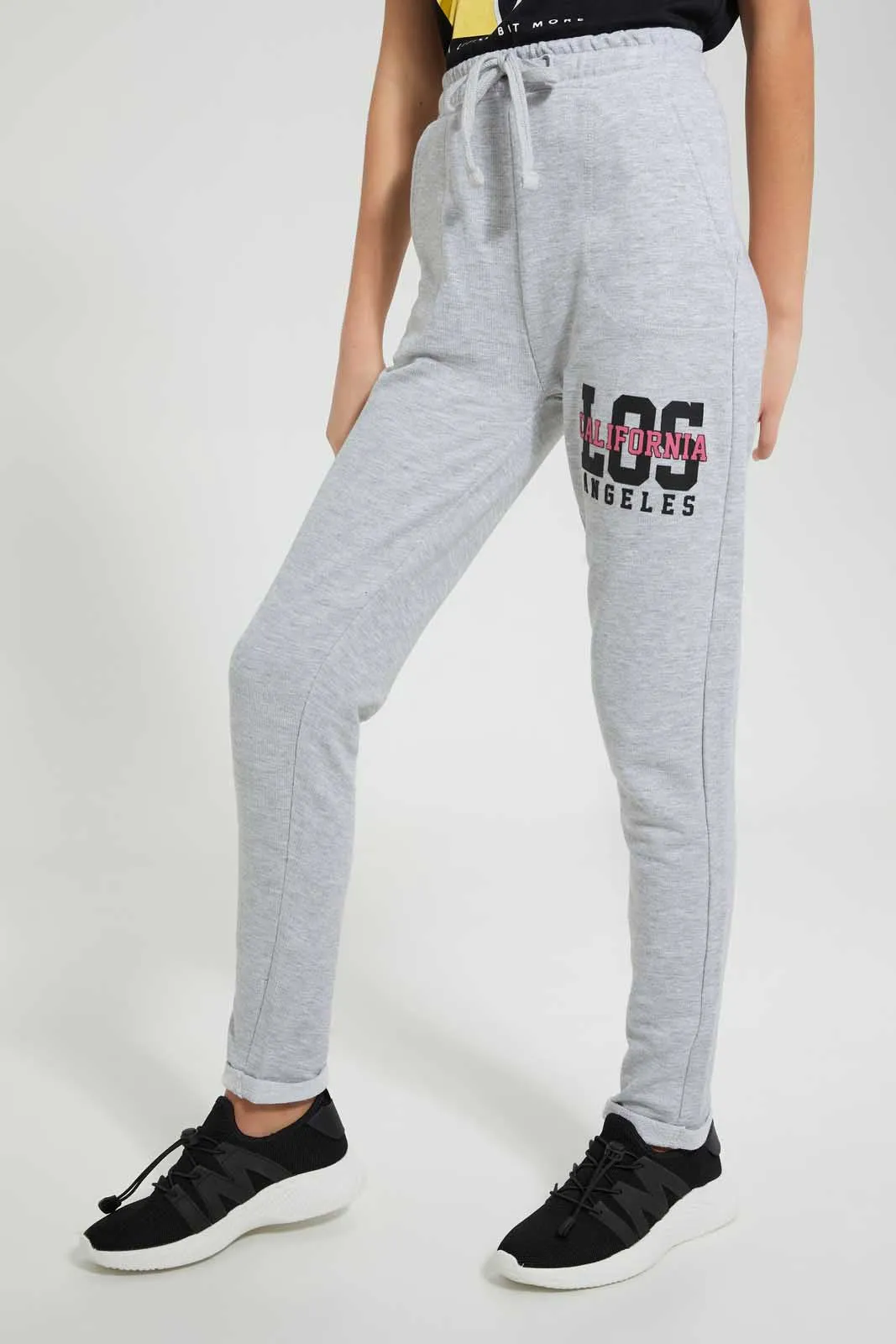 Grey Mélange Basic Jogger