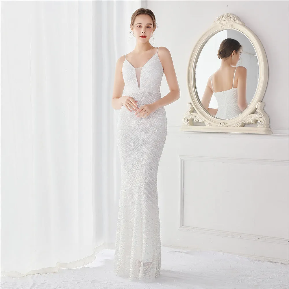 Harmonia-19096-Wave Gradient Beaded Formal Dress