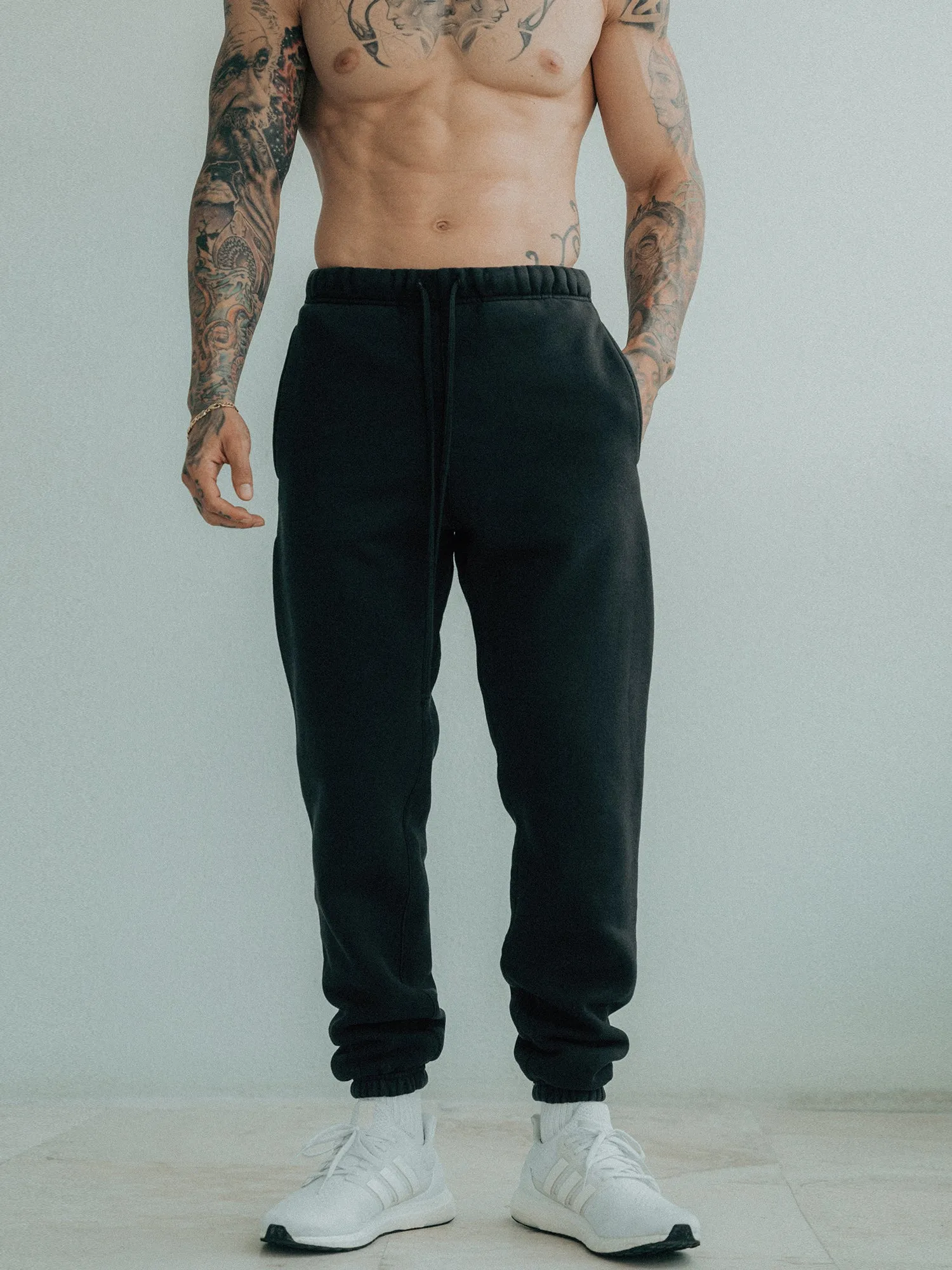 Heria Everyday Relaxed Fit Joggers - Black