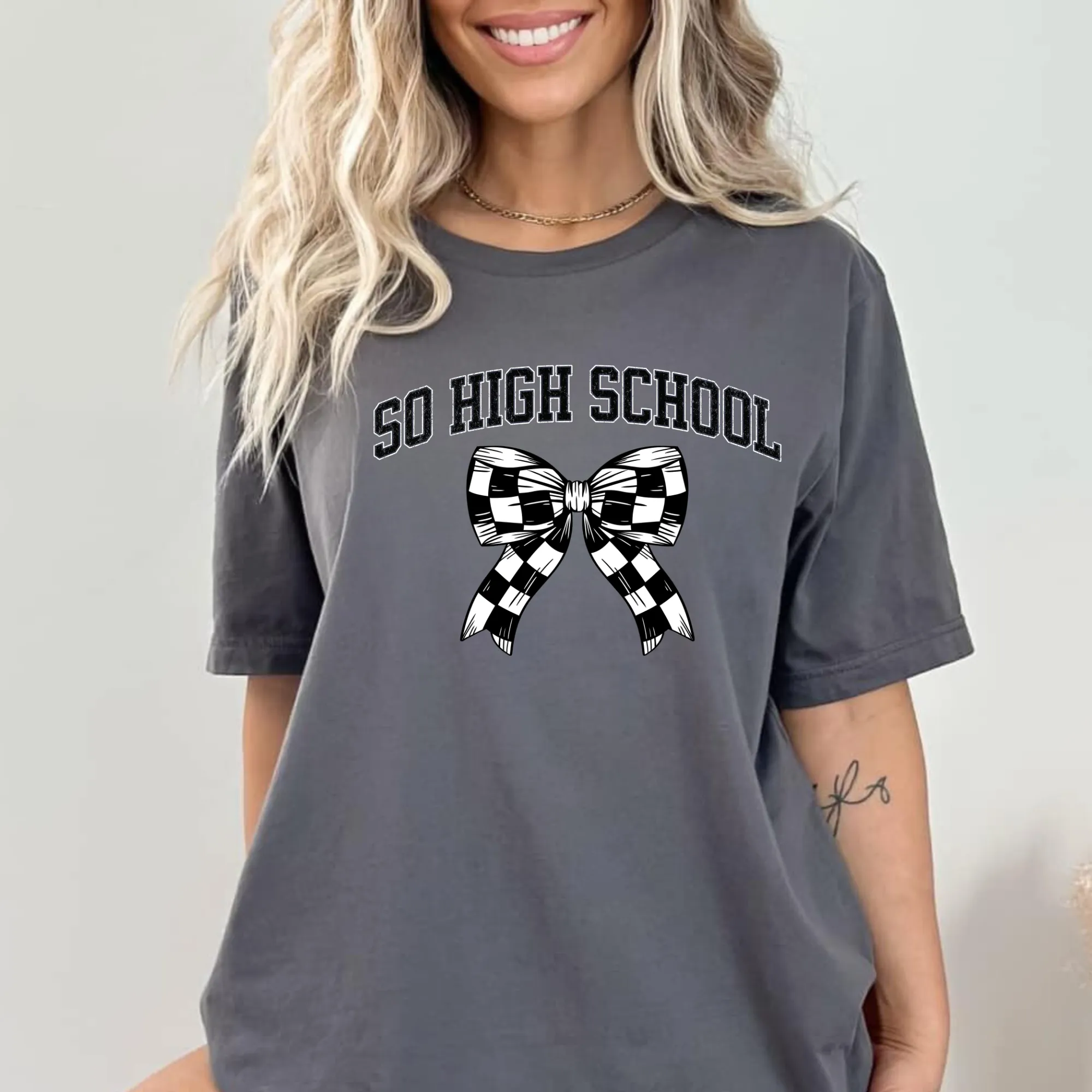 High School Coquette Bow Shirt