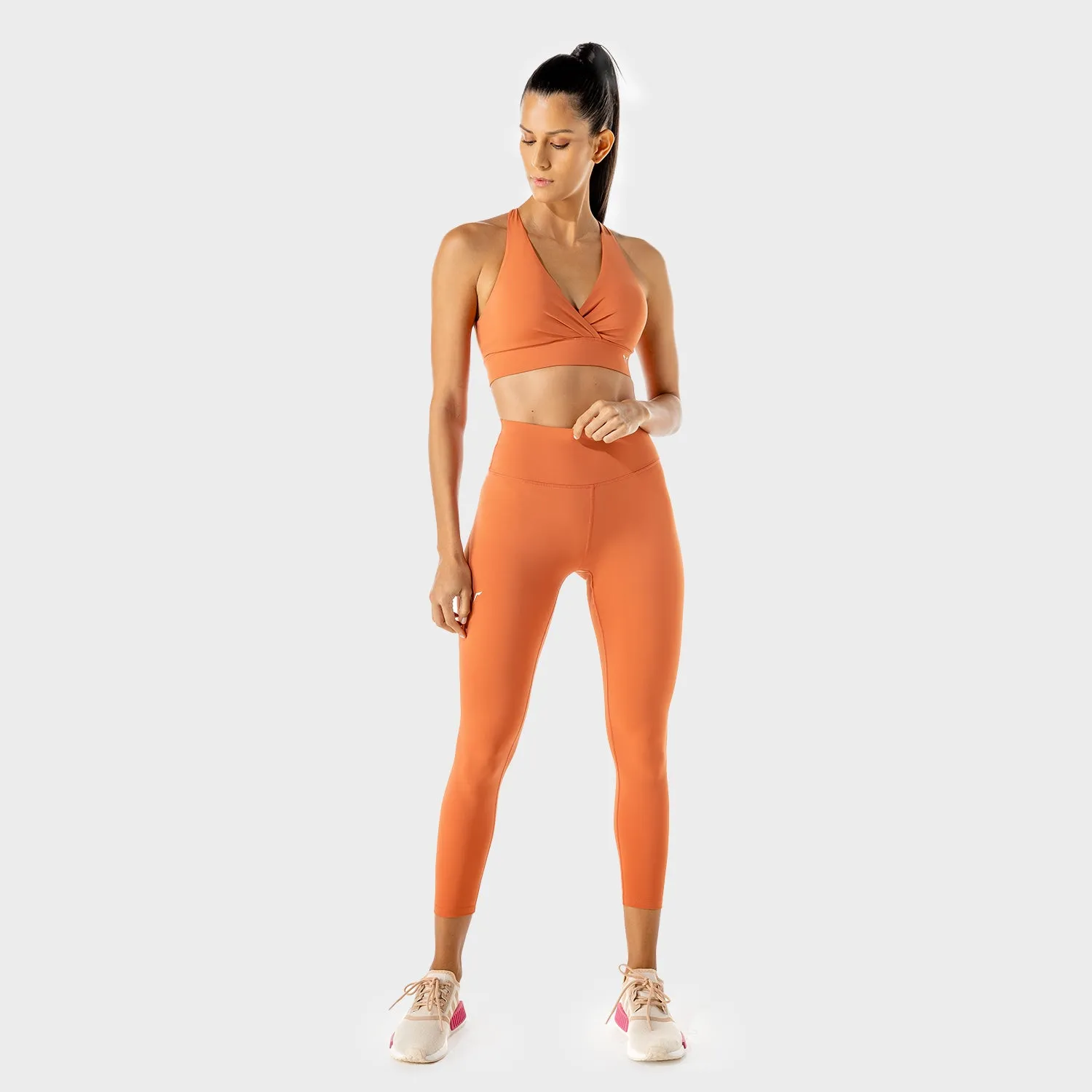 Infinity Cropped 7/8 Leggings - Copper Coin