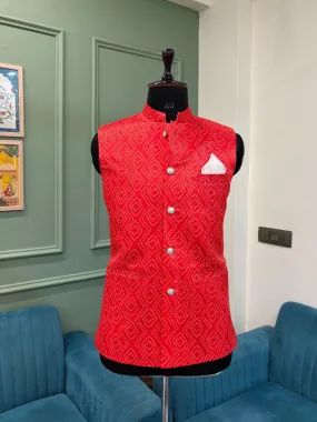 Jaipuri Bandhej Modi Jacket