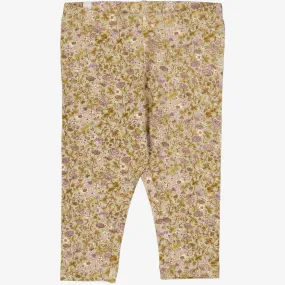 Jersey Leggings | Baby - fossil flowers