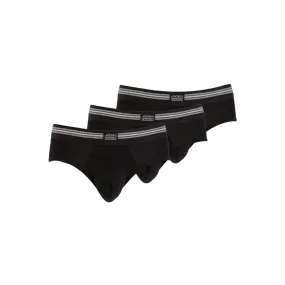 Jockey Cotton Stretch Brief 3 Pack - Black