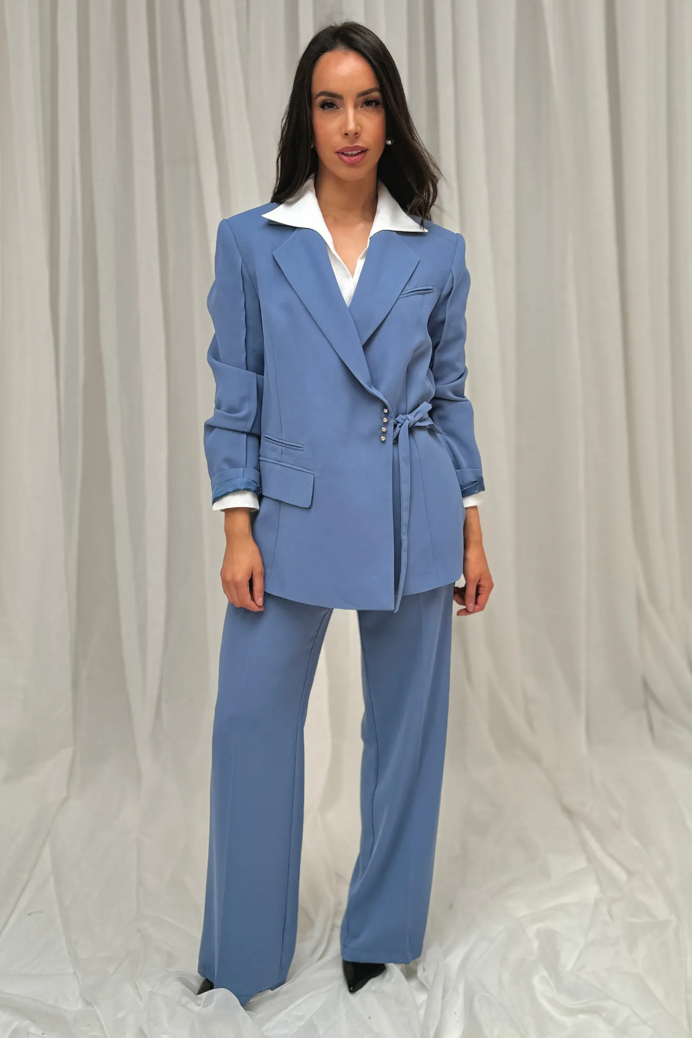 Kayla Suit In Air Force Blue