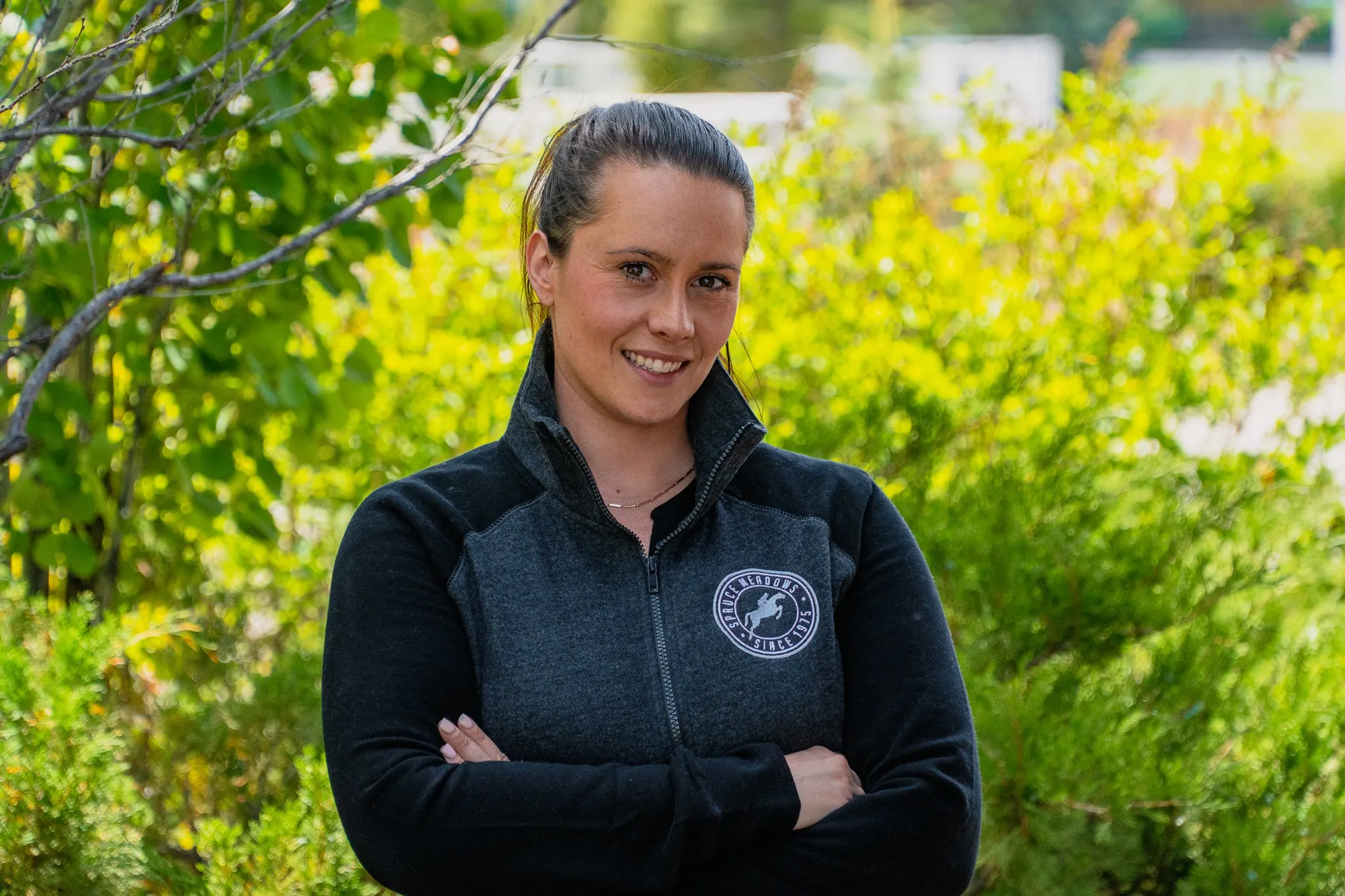 Ladies Two Tone Track Jacket