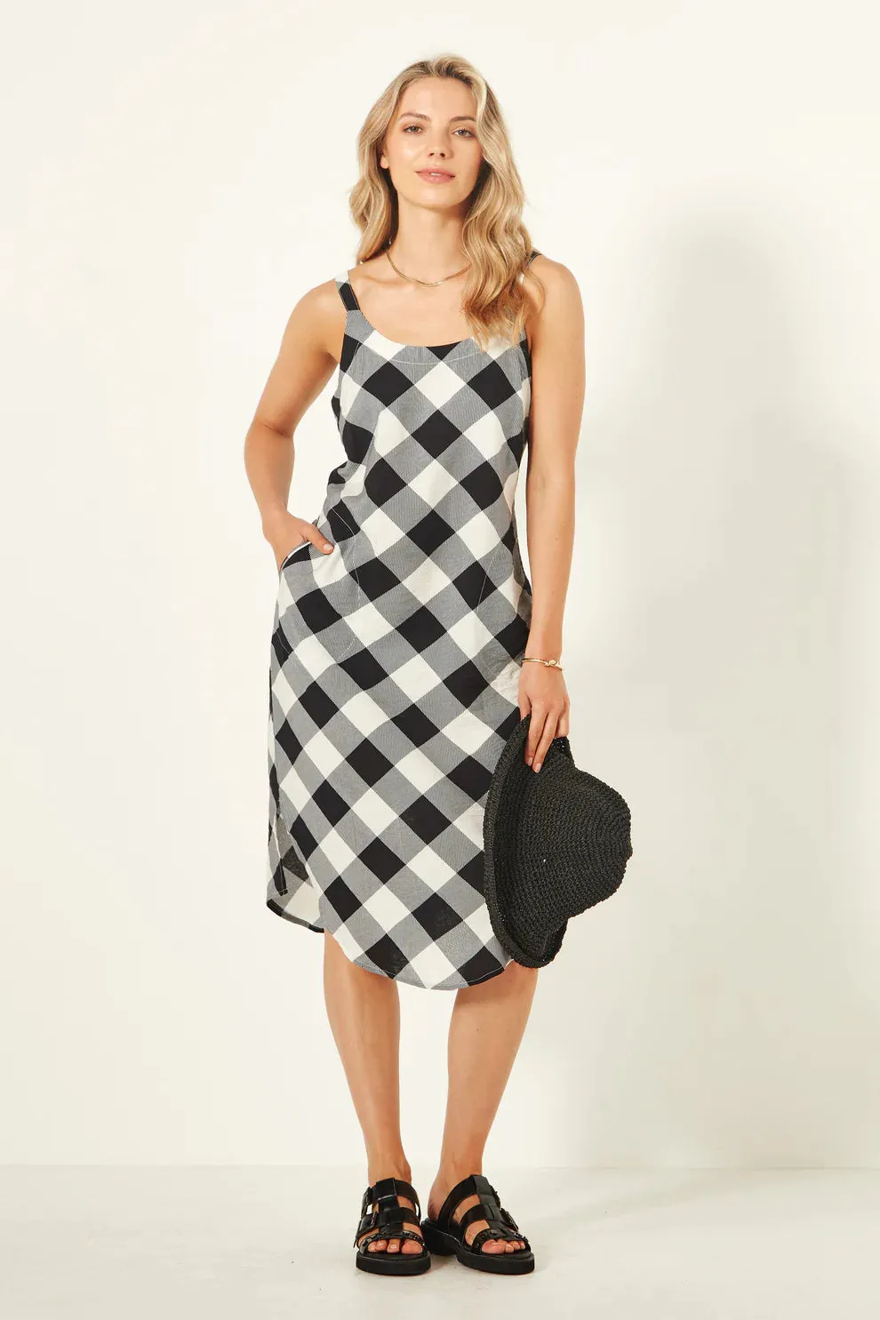 Lemon Tree - Maddie Dress in Gingham