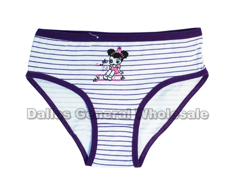 Little Girls Cute Striped Underwear Wholesale