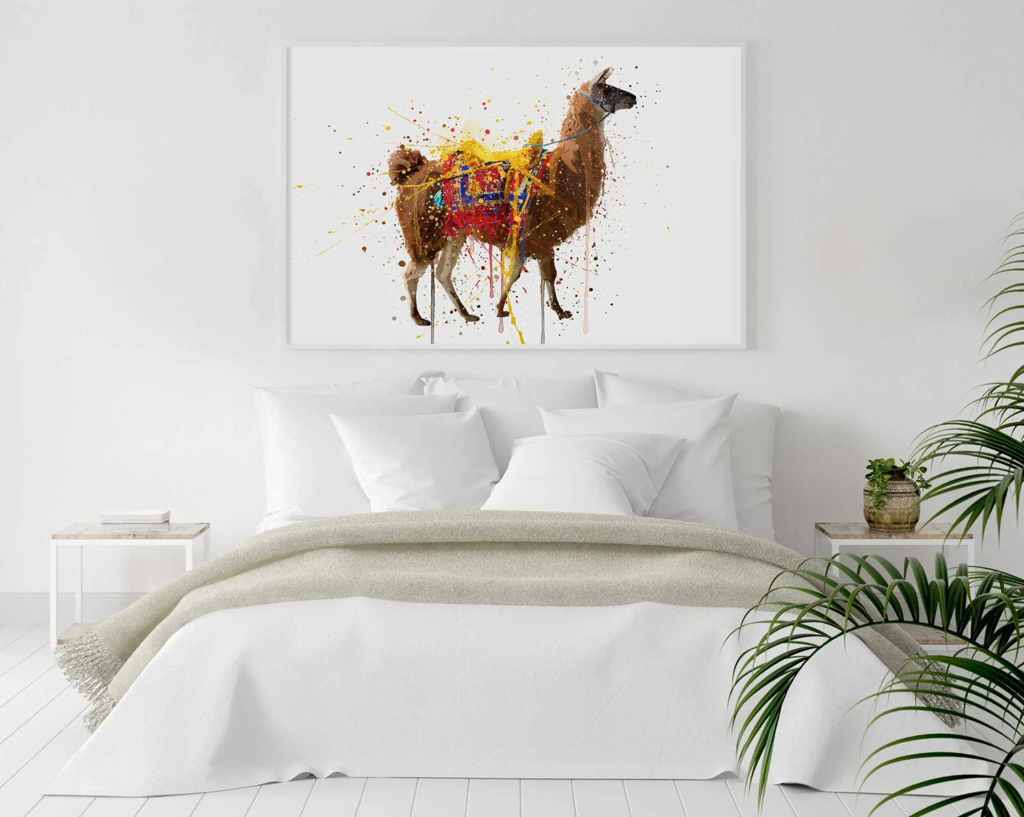 Llama Wall Art Print