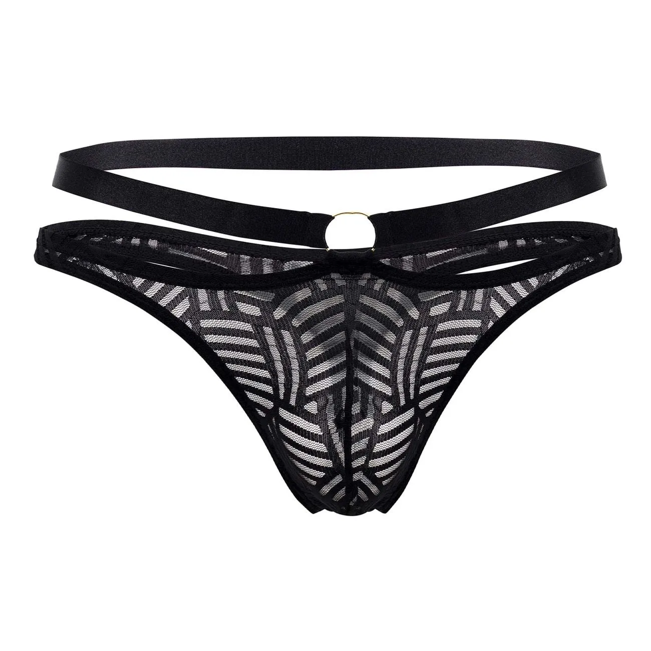 Male Power 415-284 Rude Awakening Strap Thong Color Black